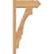 Ekena Millwork Balboa Arts & Crafts Smooth Outlooker, Western Red Cedar, 5 1/2"W x 14"D x 26"H OUT06X14X26BOA03SWR - alternate 4